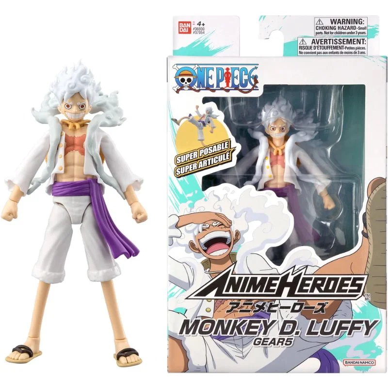 Figura articulada Monkey D. Luffy Gear 5 One Piece