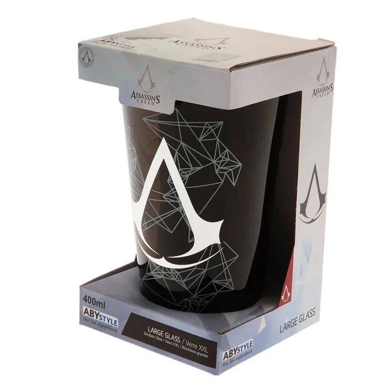 Vaso Assassin's Creed 400 ml con logo geométrico