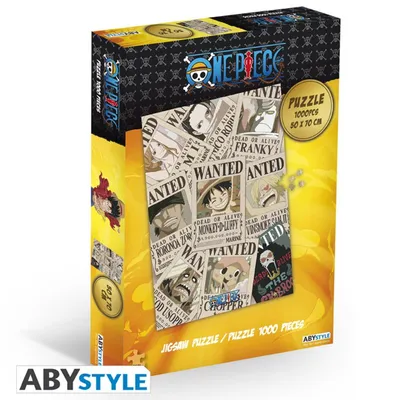 Rompecabezas One Piece carteles wanted 1000 piezas Abystyle