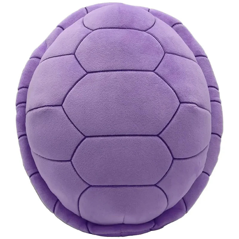 Cojín púrpura con forma de caparazón de tortuga del Maestro Roshi de Dragon Ball