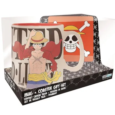 Set mug y portavasos Luffy Gear Second One Piece
