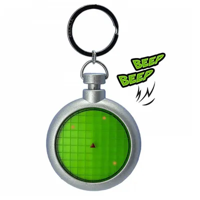 Llavero radar Dragon Ball con pantalla verde iluminada y sonido