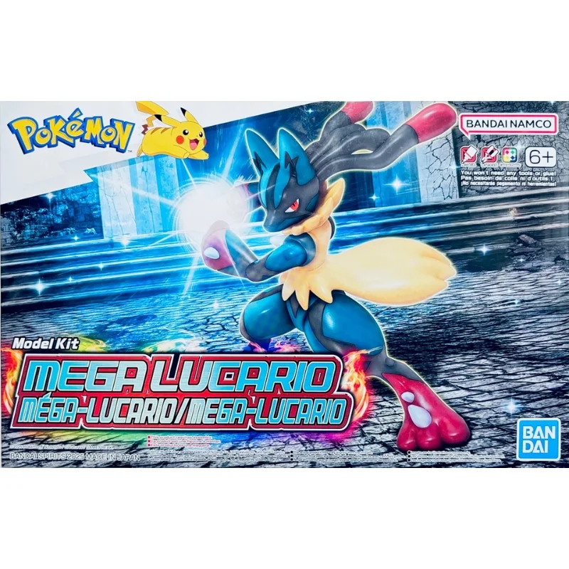 Model Kit Mega Lucario Pokémon Bandai Plamo Collection