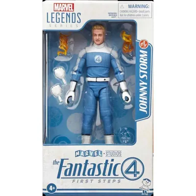 Figura Johnny Storm Marvel Legends con accesorios de fuego