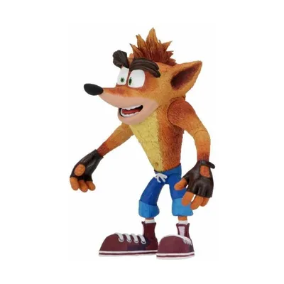 Figura Crash Bandicoot NECA postura dinámica videojuegos
