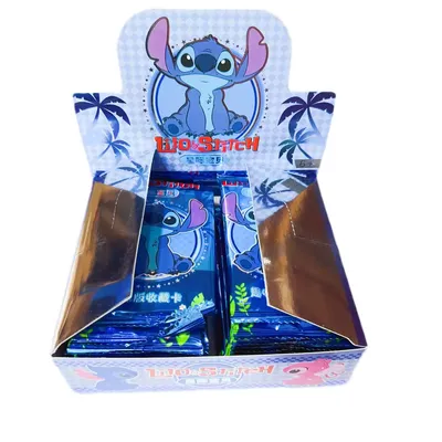 Set de cartas Lilo & Stitch Disney con display tropical