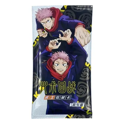 Sobre de cartas Jujutsu Kaisen con Yuji y Sukuna