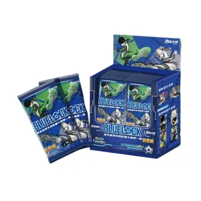 Set de cartas Blue Lock con sobres y caja coleccionable