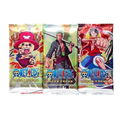 Cartas One Piece con Luffy, Zoro y personajes principales