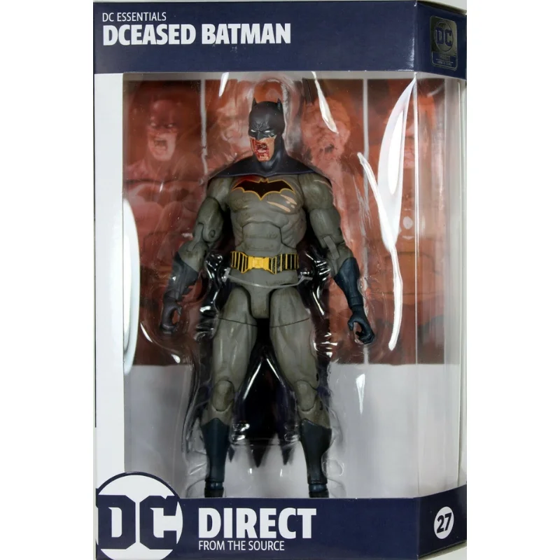 Figura de acción Batman Zombi DC Essentials en caja