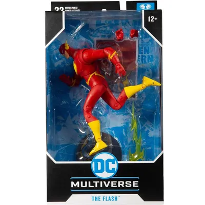 Figura articulada The Flash rojo y amarillo DC Comics Multiverse