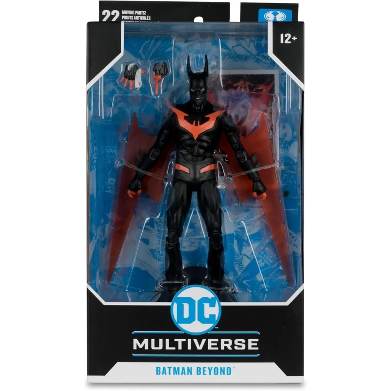Figura Batman Beyond DC Multiverse con traje negro y rojo