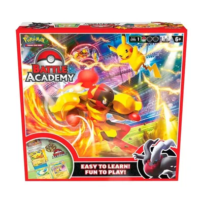 Set Battle Academy Pokémon con Pikachu y Charmander en acción