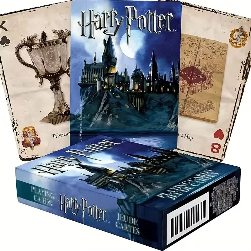 Baraja de cartas póker Harry Potter con Castillo Hogwarts
