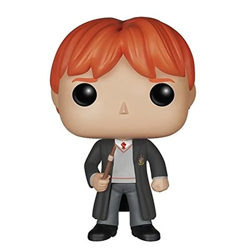 Funko POP Ron Weasley con túnica negra y cabello rojo — Harry Potter