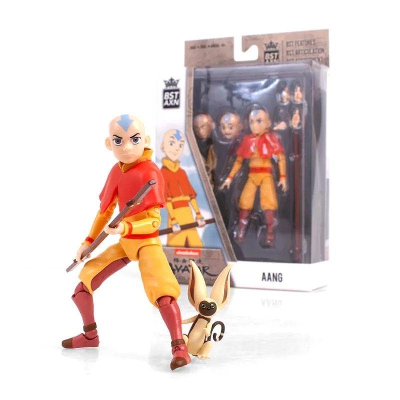 Figura de acción Aang monje Avatar: La Leyenda de Aang con accesorios