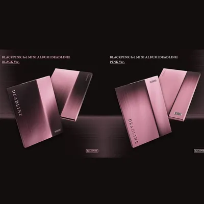 Álbum DEADLINE BLACKPINK versión Pink con caja desplegable