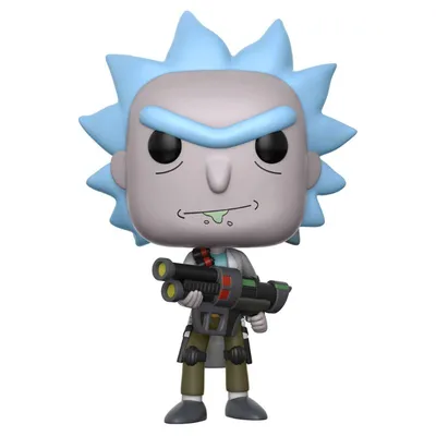 Funko Pop Rick Sanchez con pistola de plasma — Rick and Morty