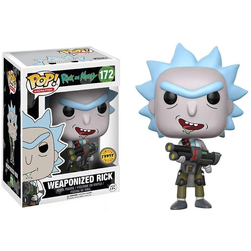 Funko Pop Rick armado edición Chase de Rick and Morty