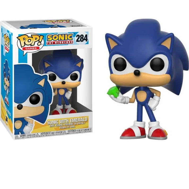 Funko POP Sonic con Esmeralda del Caos — Sonic The Hedgehog