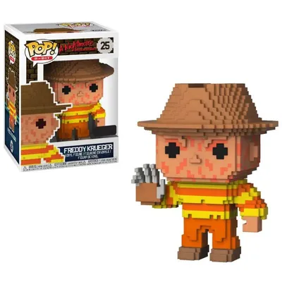 Funko Pop Freddy Krueger pixelado Pesadilla en Elm Street