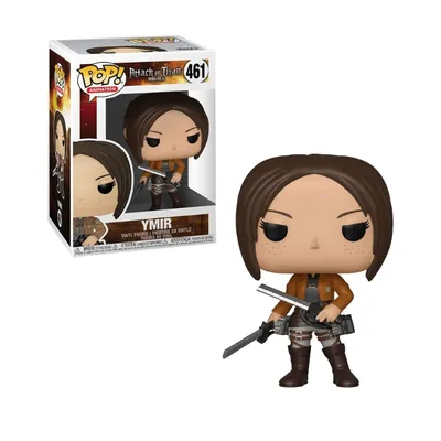 Funko Pop Ymir Ataque a los Titanes con arma y uniforme