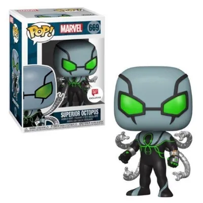 Funko Pop Superior Octopus Marvel 669 con ojos verdes y tentáculos