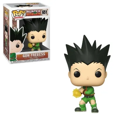 Funko POP Gon Freecss de Hunter x Hunter con cabello negro puntiagudo