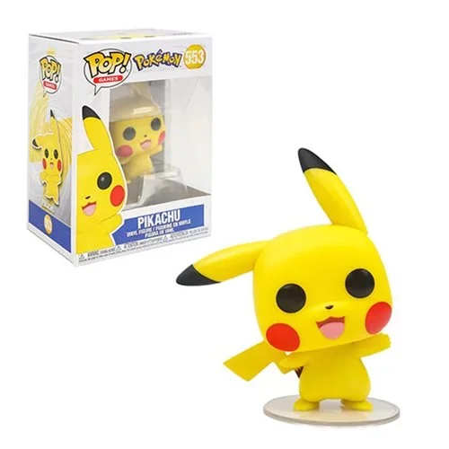 Funko POP Pikachu amarillo de Pokémon en caja