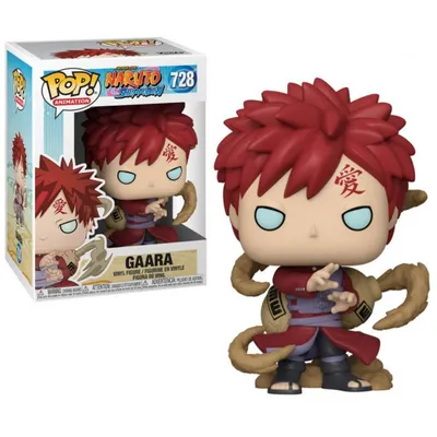 Funko POP Gaara con cabello rojo y tentáculos de arena — Naruto