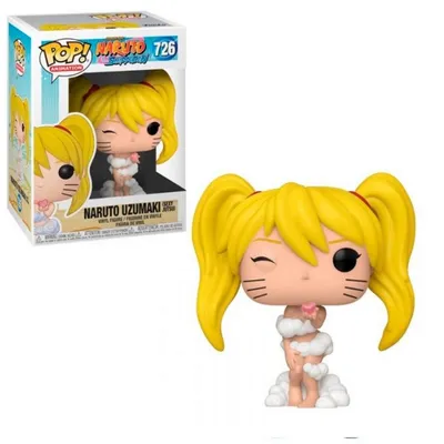 Funko POP Naruto Uzumaki Sexy Jutsu con cabello rubio en coletas