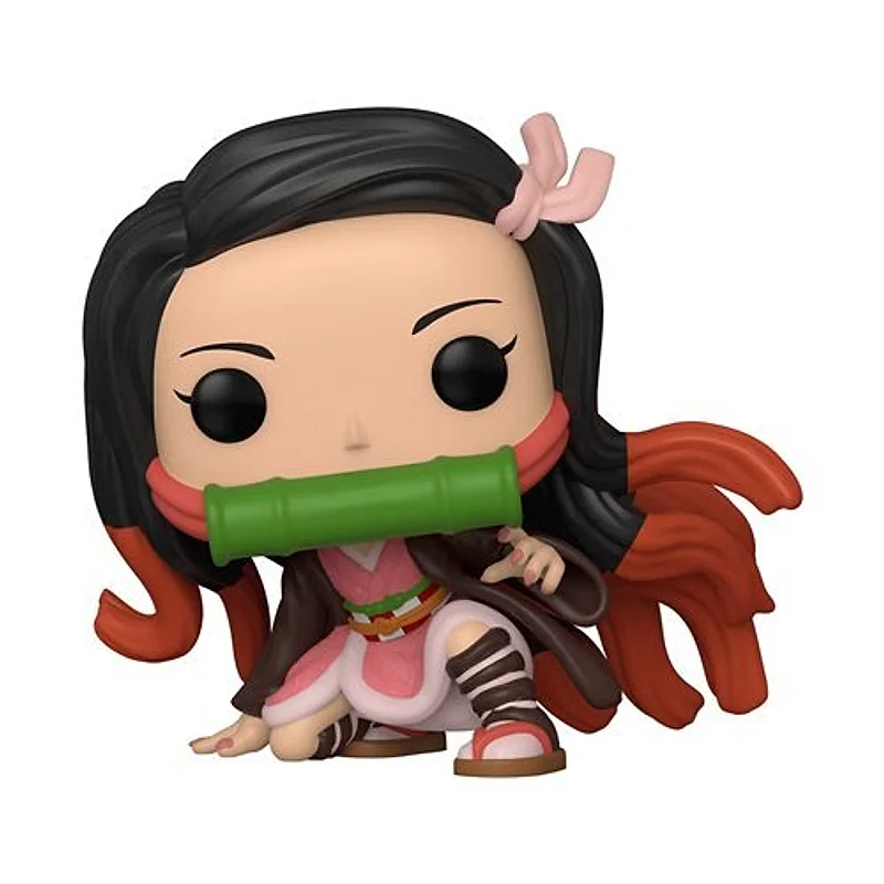 Funko POP Nezuko Kamado con bambú verde - Kimetsu no Yaiba