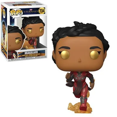Funko POP Makkari Eternals Marvel con traje rojo