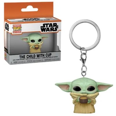 Llavero Funko Pop La Niña con taza — Star Wars