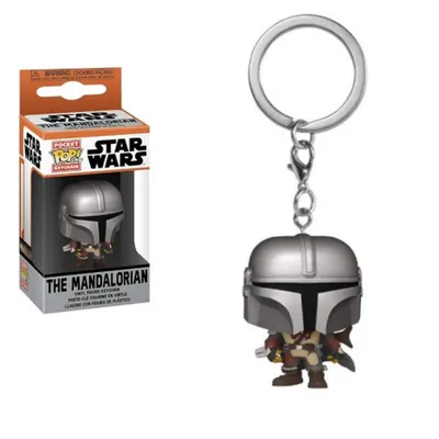 Llavero Funko POP El Mandaloriano armado - Star Wars