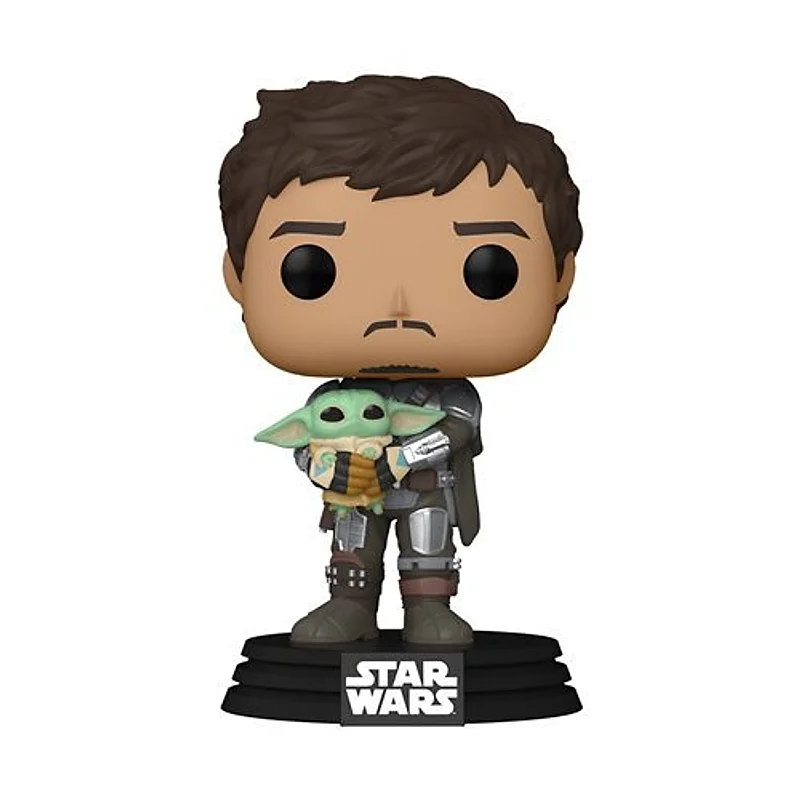 Funko POP El Mandalorian con Grogu de Star Wars
