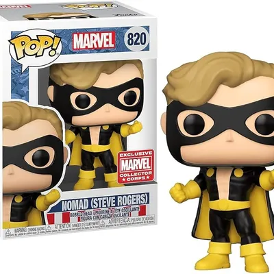 Funko Pop Nómada Steve Rogers Marvel Exclusive número 820