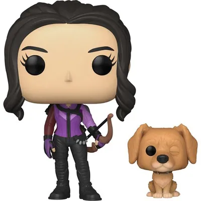 Funko Pop Kate Bishop con Lucky el perro — Marvel Hawkeye