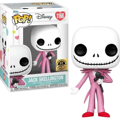 Funko Pop Jack Skellington traje rosa Nightmare Before Christmas