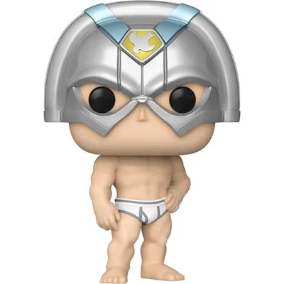 Funko Pop Peacemaker DC Comics con casco plateado