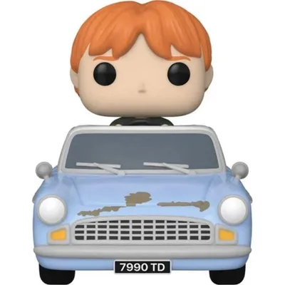 Funko Pop Ron Weasley en auto volador Harry Potter