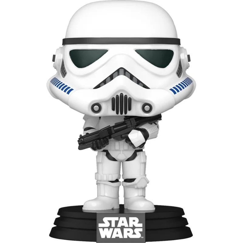 Funko Pop Stormtrooper blanco con blaster de Star Wars