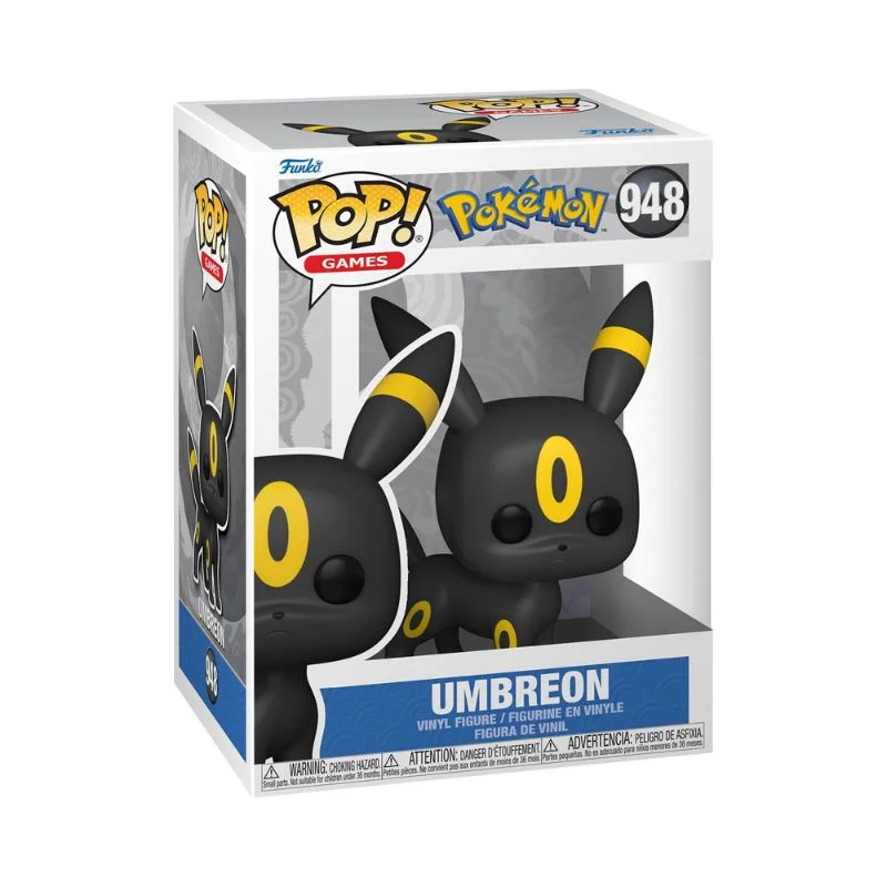 Funko Pop Umbreon Pokémon 948 figura vinílica negra y amarilla
