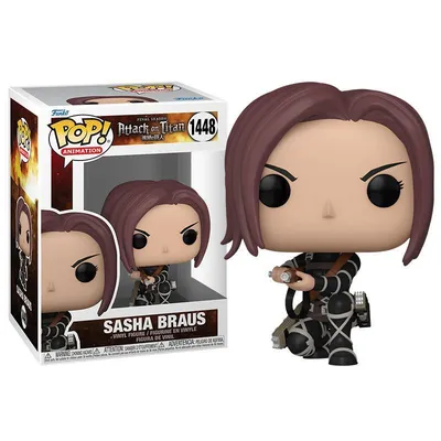 Funko Pop Sasha Braus de Attack on Titan con uniforme militar