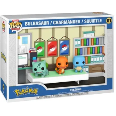 Funko Pop Momento Deluxe Bulbosauro Camaleón Tortuguita Pokémon