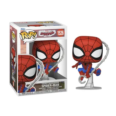 Funko Pop Spider-Man traje rojo azul Vecindario Amistoso Marvel