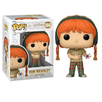 Funko Pop Ron Weasley con cabello rojo, trenzas y vestimenta Torneo de los Tres Magos — Harry Potter