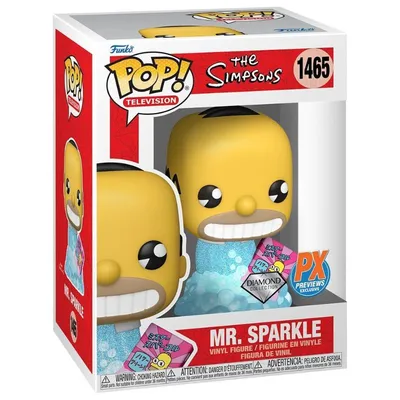 Funko Pop Sr. Sparkle Los Simpson Diamond Collection número 1465