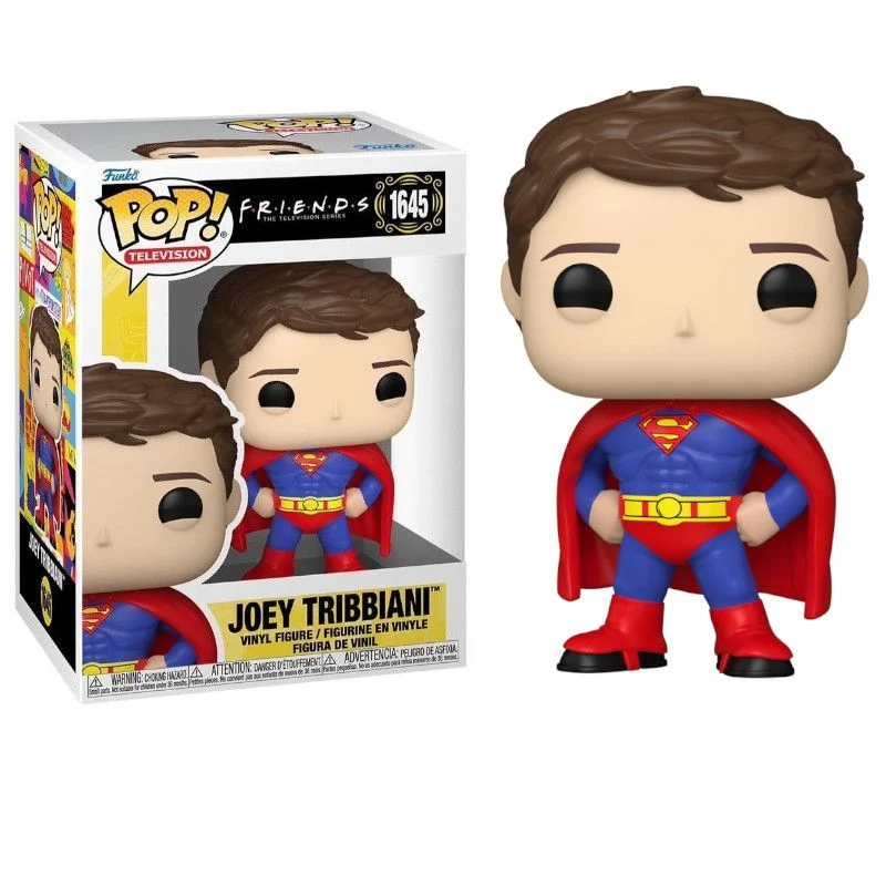 Funko Pop Joey Tribbiani disfrazado de Superman de Friends