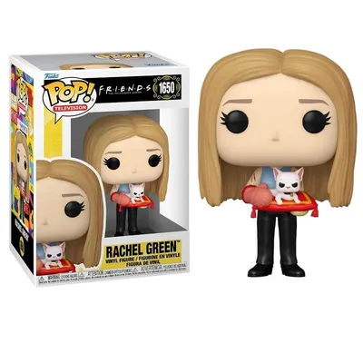 Funko Pop Rachel Green con gato Mrs. Whiskerson de Friends